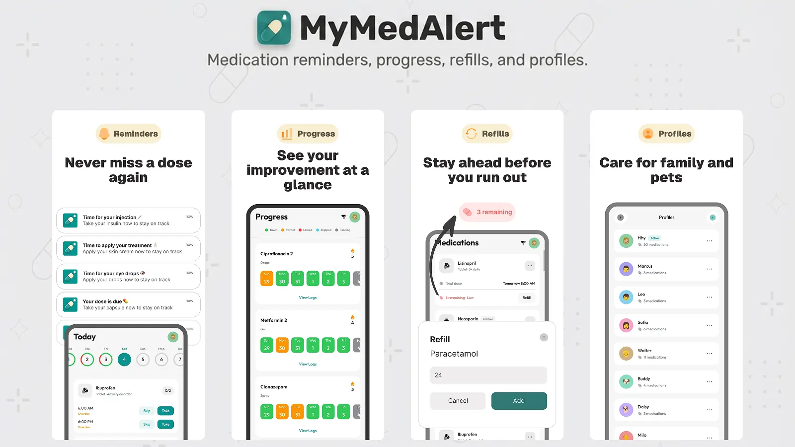 MyMedAlert: Pill Reminder